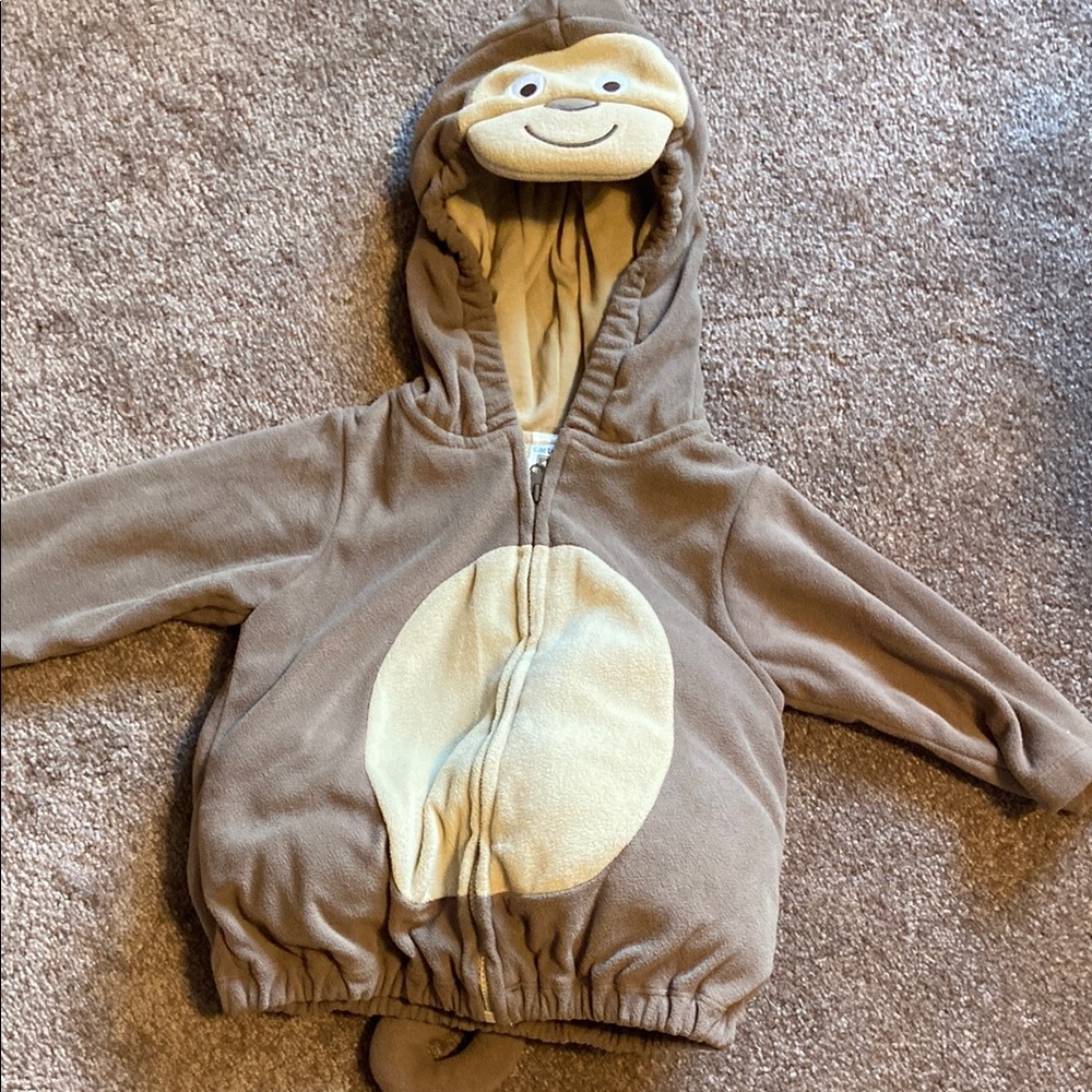 Carter's Monkey Halloween Costume Infant Size 12 Months